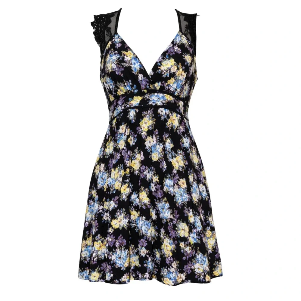 Vtg Y2K Speechless Dark Coquette Dress‎ Women Size S Whimsigoth Fairy Grunge